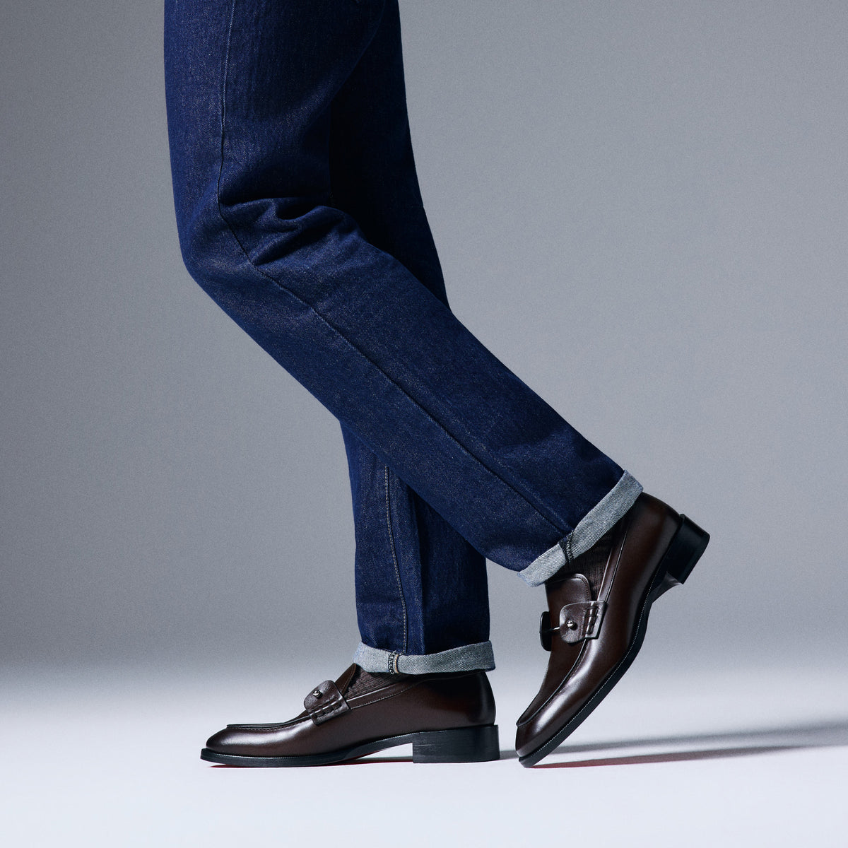 Christian Louboutin Chambelimoc Men Shoes | Color Brown
