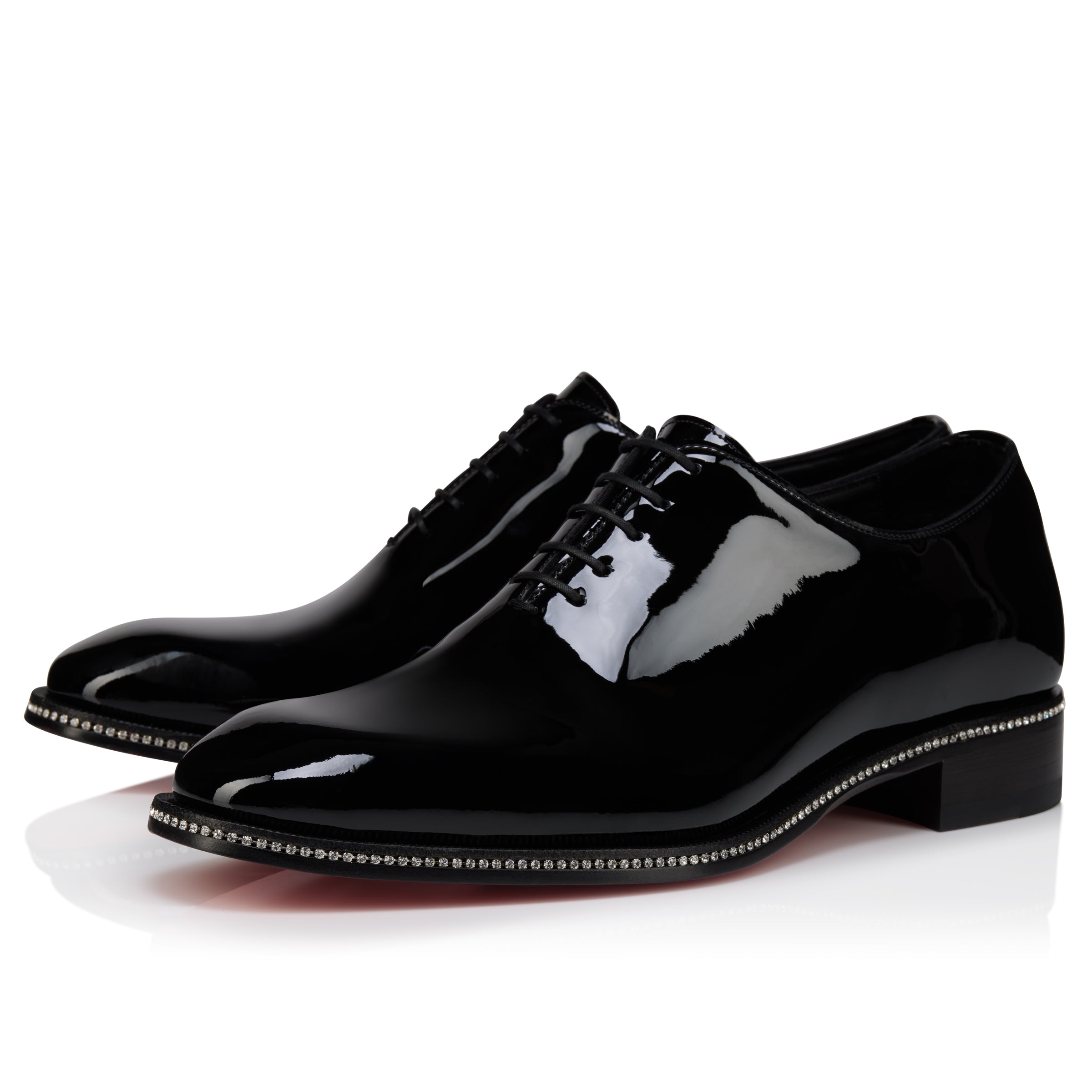Christian Louboutin Corteo Diam'S Men Shoes | Color Black