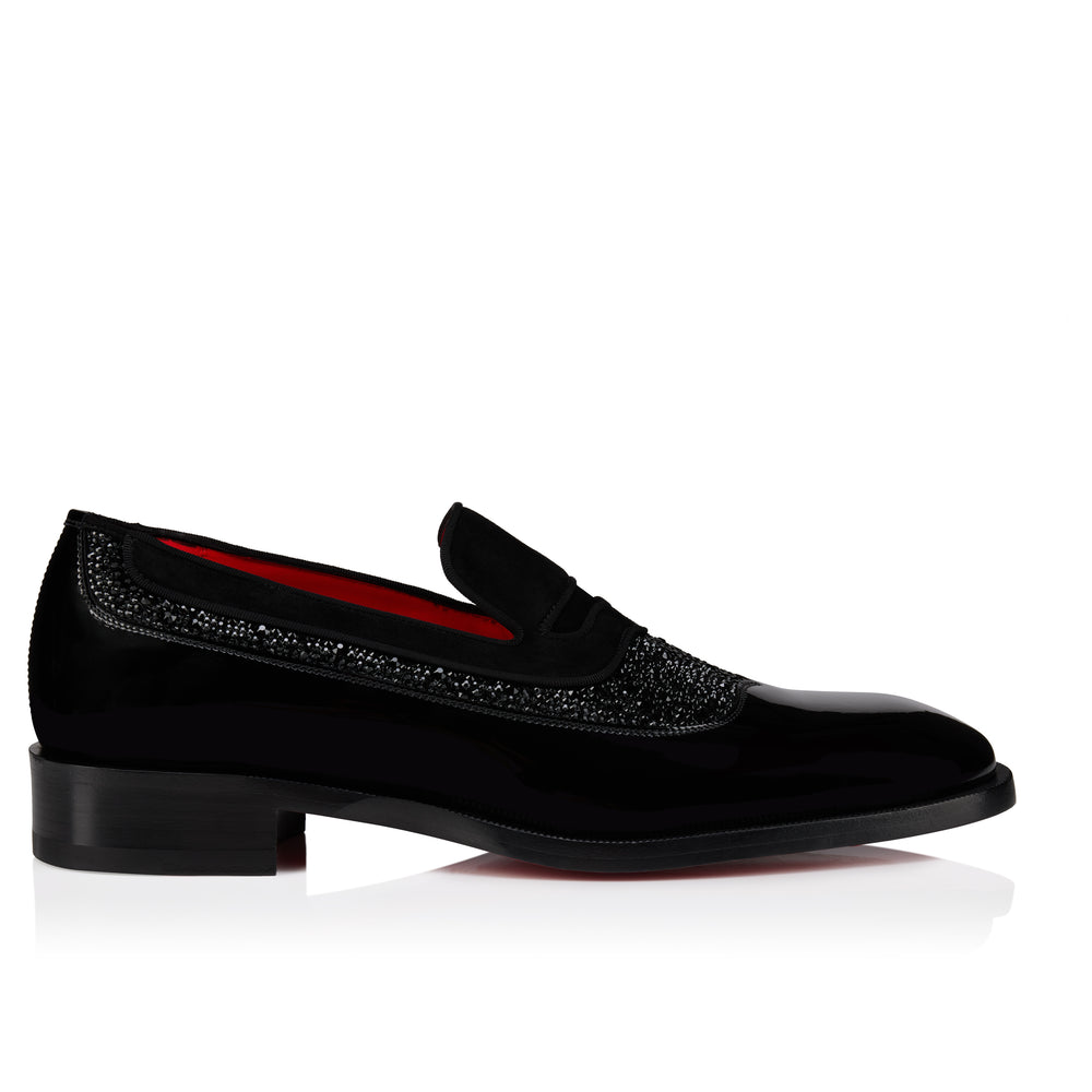 Christian Louboutin Moc Mahal Strass Men Shoes | Color Black