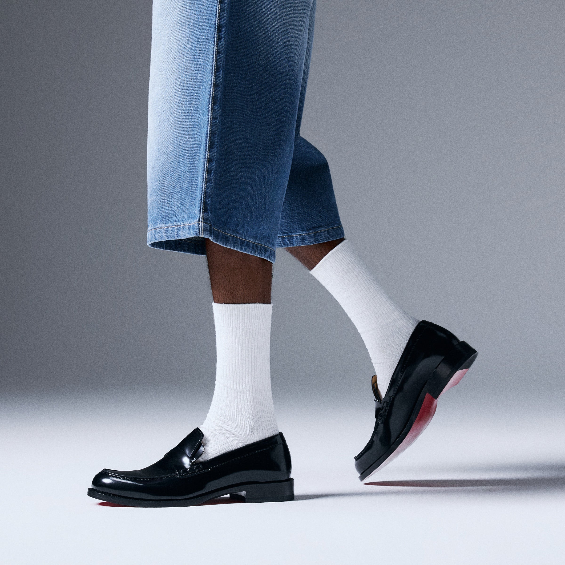 Christian Louboutin Musta Loafer Men Shoes | Color Black