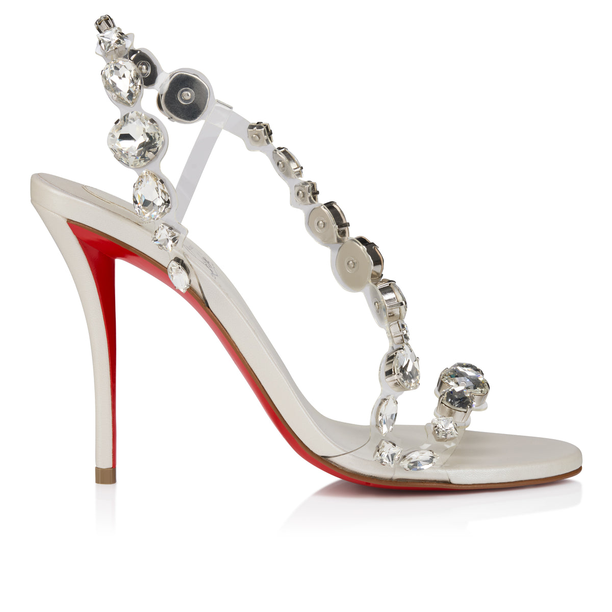 Christian Louboutin Rosa Z Jewel Women Shoes | Color White