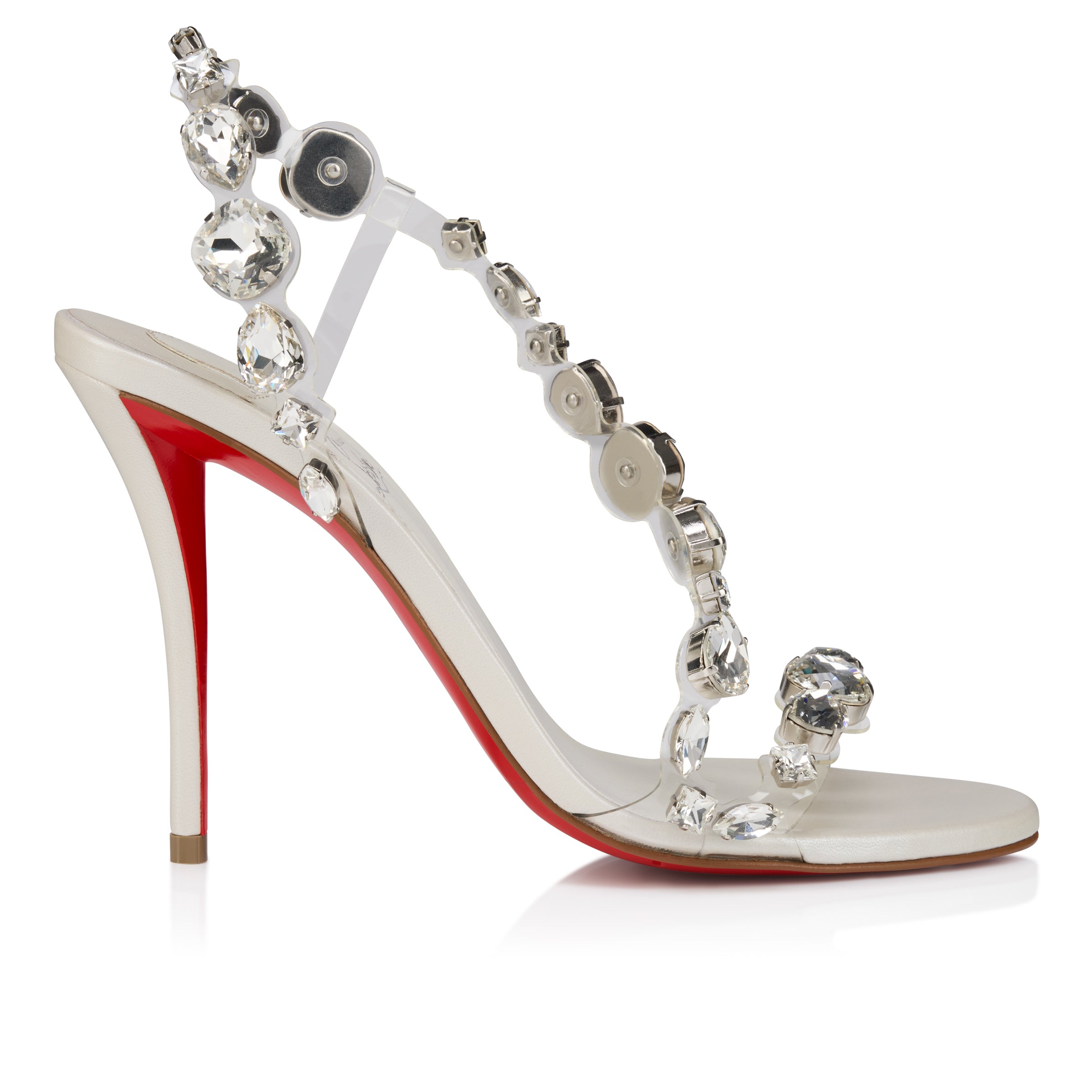 Christian Louboutin Rosa Z Jewel Women Shoes | Color White
