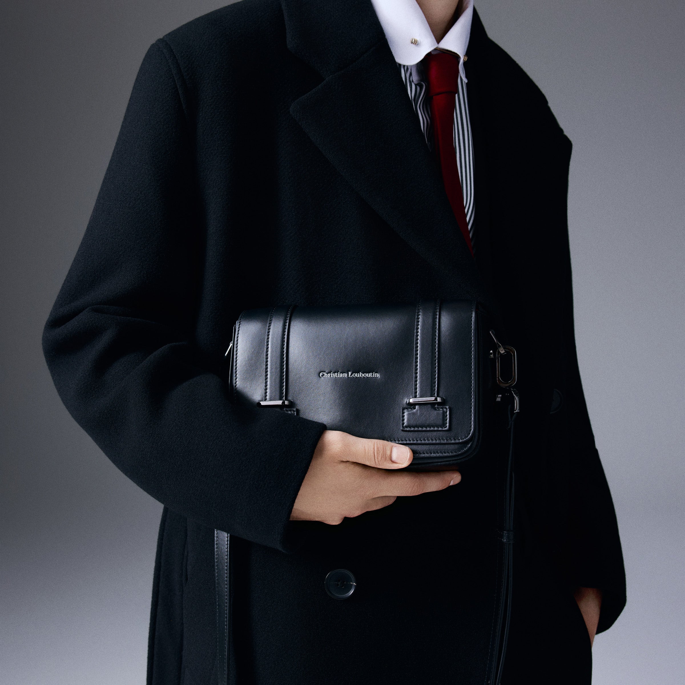 Christian Louboutin Tactical Small Men Bags | Color Black