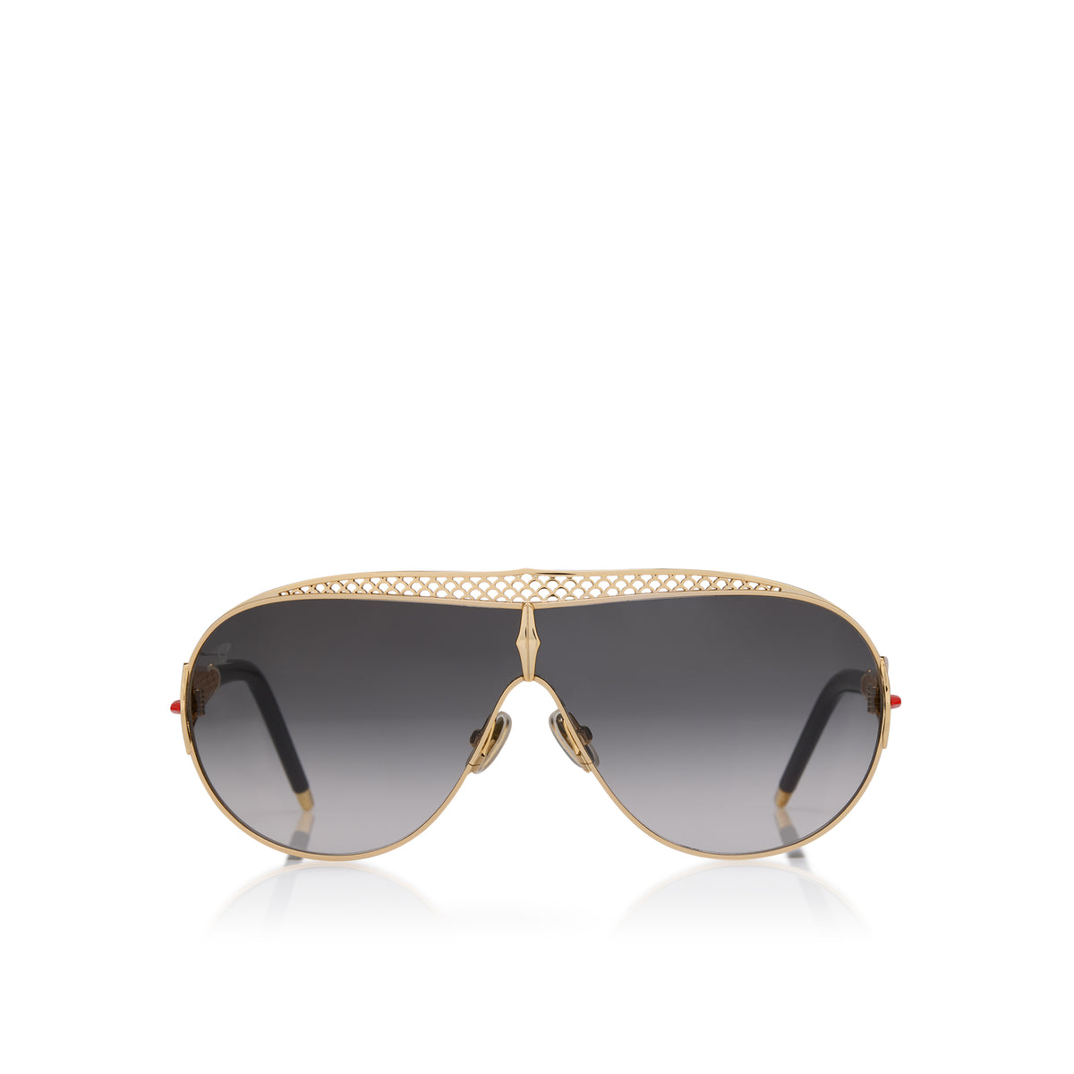 Christian Louboutin Uni Pilot Lb0050 Women Eyewear | Color Gold
