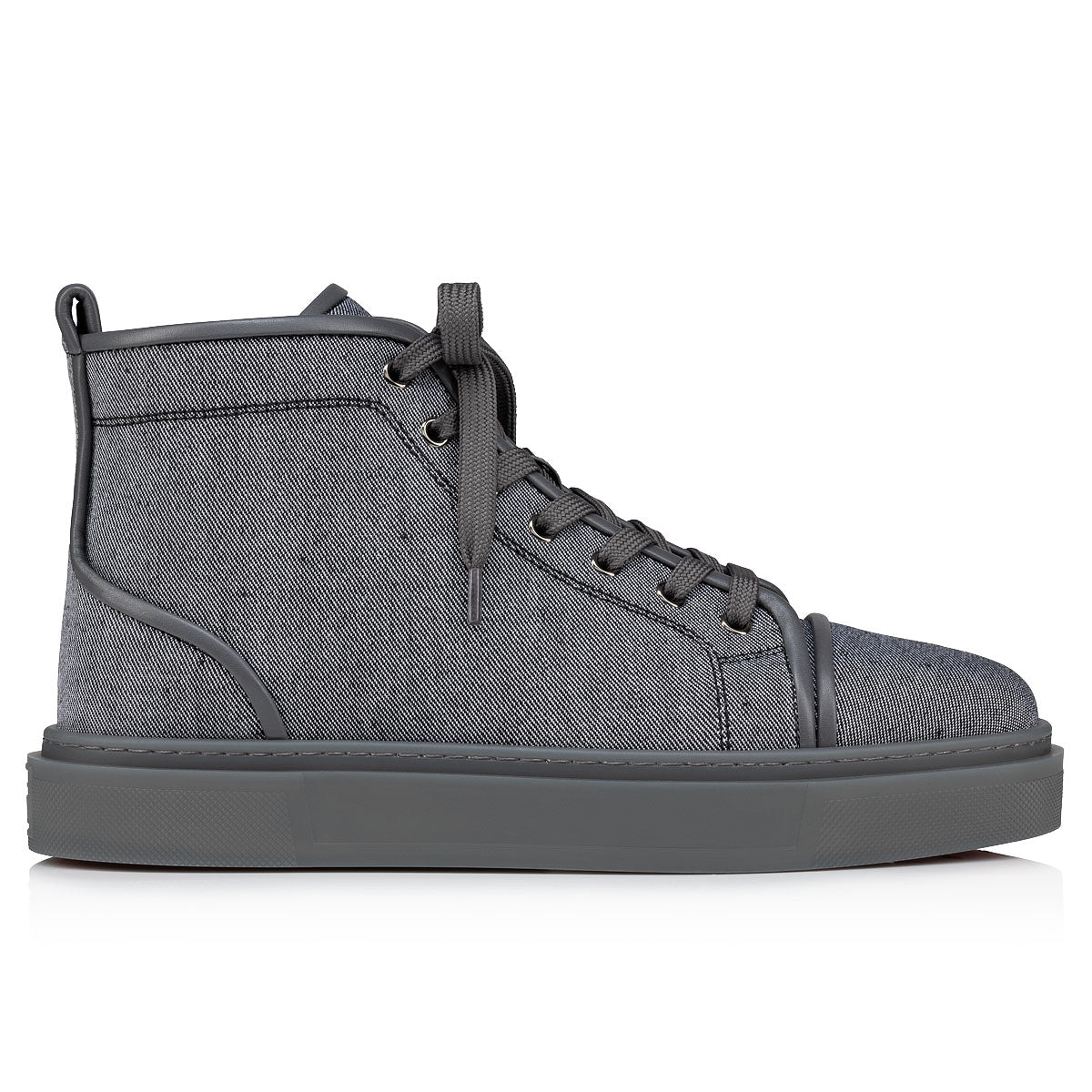 Louboutin grey mens best sale