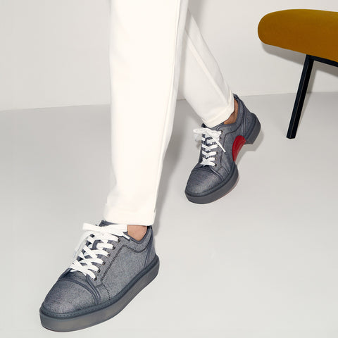 Christian Louboutin Adolon Junior Men Shoes | Color Grey