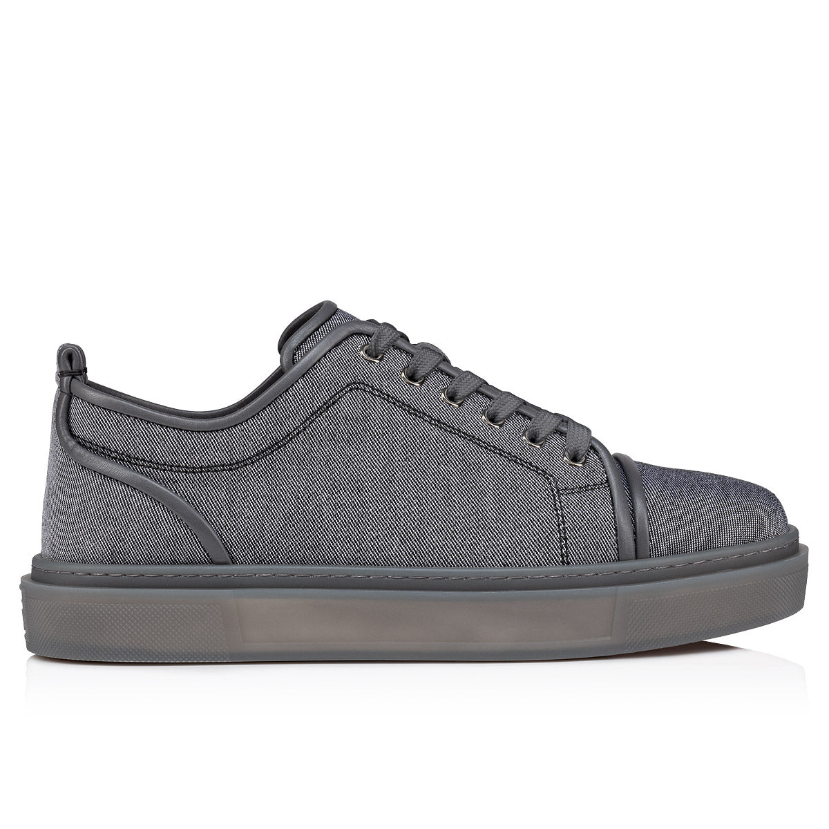 Louboutin sneakers grey best sale