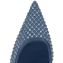 Load image into Gallery viewer, Christian Louboutin Apostropha Mesh Strass Women Shoes | Color Blue
