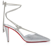 Load image into Gallery viewer, Christian Louboutin Astrid Lace Strassita Women Shoes | Color Silver
