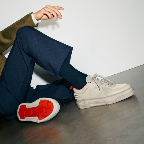 Christian Louboutin Astroloubi Men Shoes | Color Grey