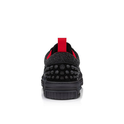 Christian Louboutin Astroloubi Strass Men Shoes | Color Black