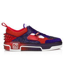 Load image into Gallery viewer, Christian Louboutin Astroloubi Strass Men Shoes | Color Purple
