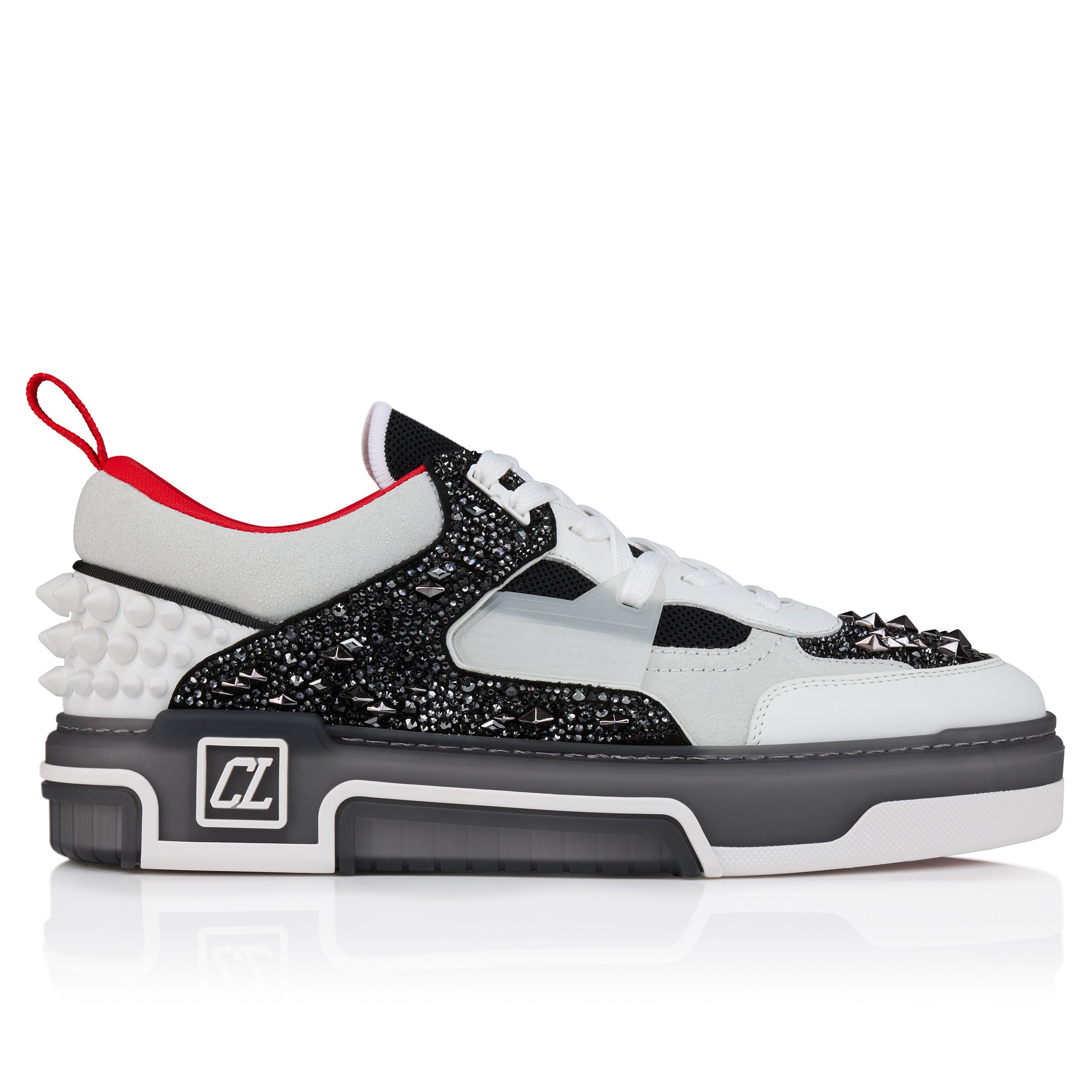 Christian Louboutin Astroloubi Strass Eternity Men Shoes | Color White