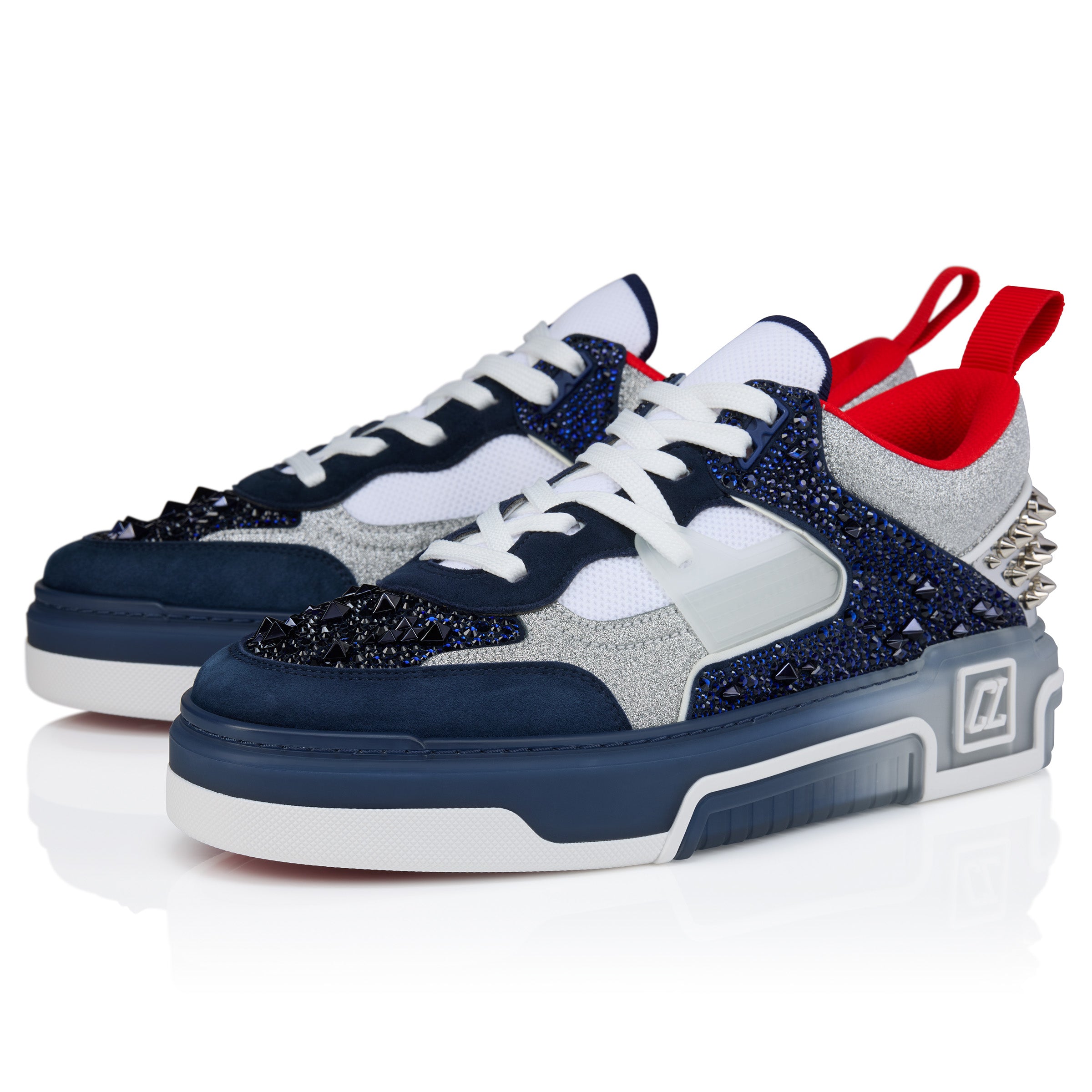 Christian Louboutin Astroloubi Strass Eternity Men Shoes | Color Navy