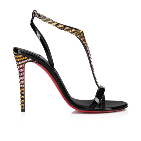Christian Louboutin Athina Strass Aftersun Women Shoes | Color Black