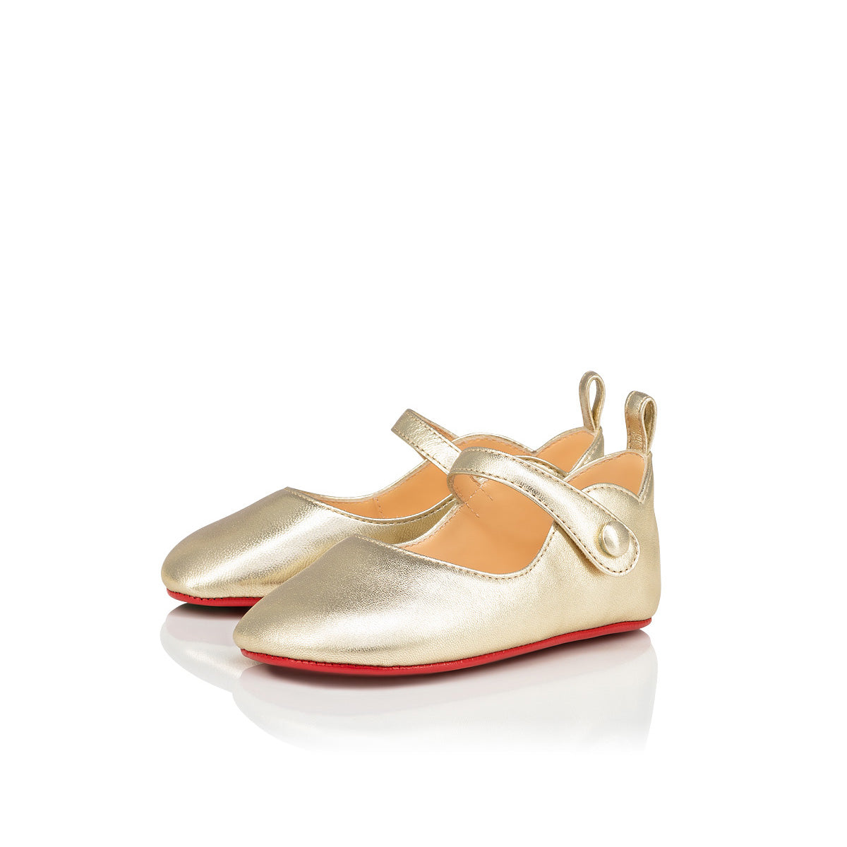 Christian Louboutin Baby Love Chick Kids Unisex Shoes | Color Gold