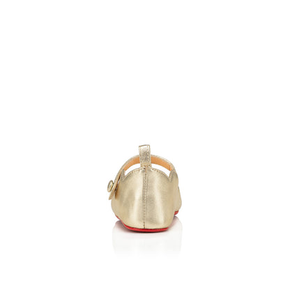 Christian Louboutin Baby Love Chick Kids Unisex Shoes | Color Gold