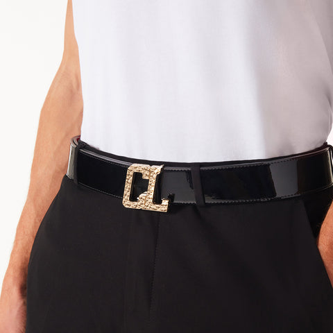Christian Louboutin Belt Strap Men Belts | Color Black