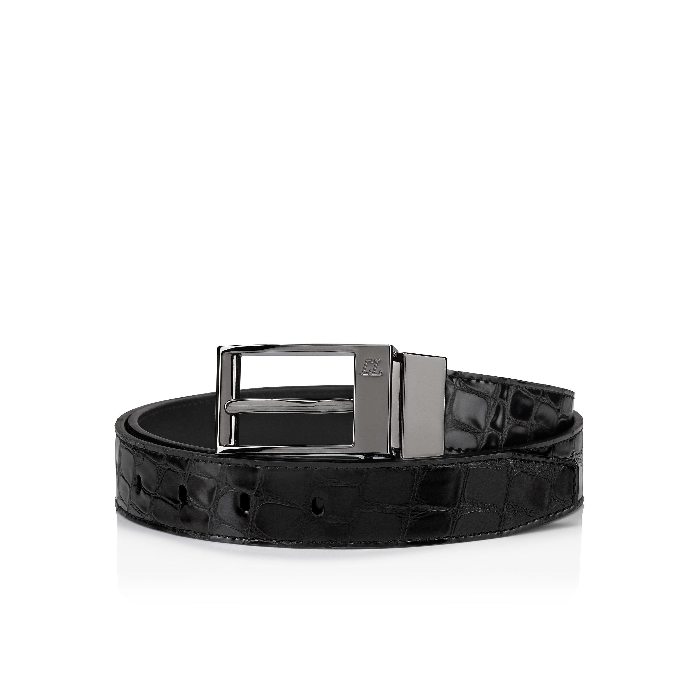 Christian Louboutin Bizzbelt Men Belts | Color Black