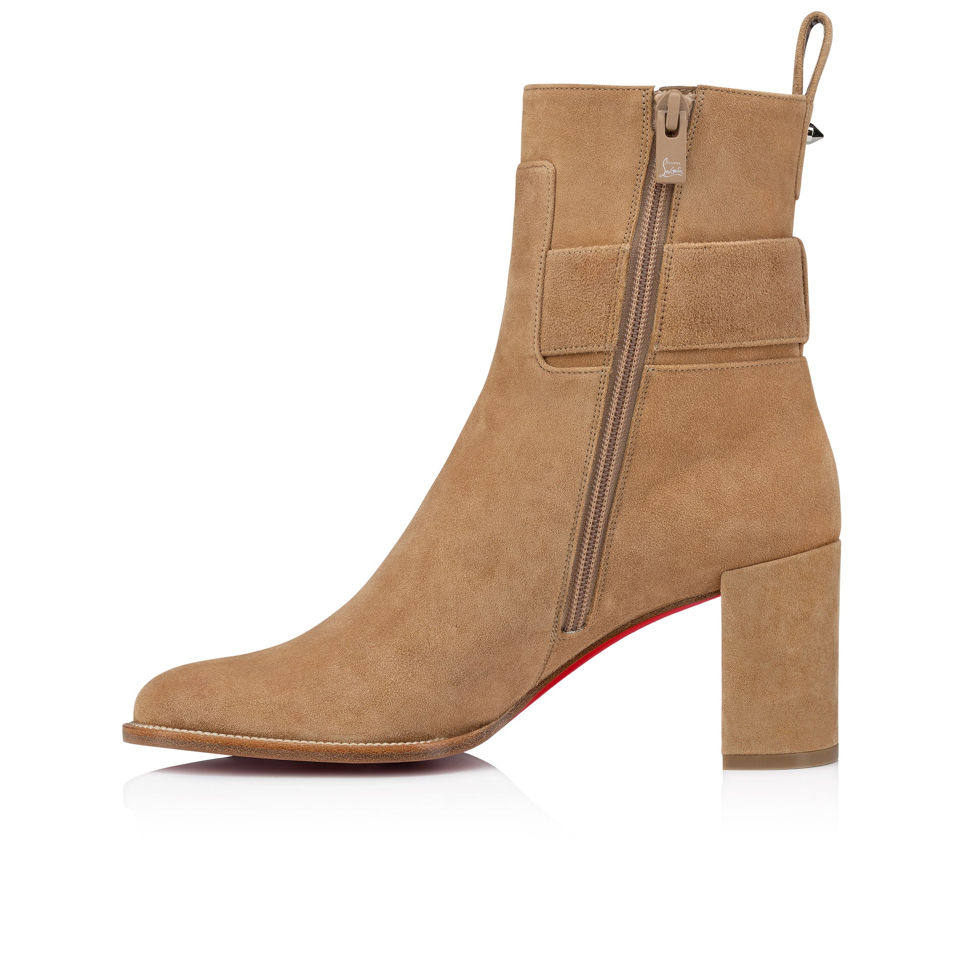 Christian Louboutin Booty Lock Women Shoes | Color Brown