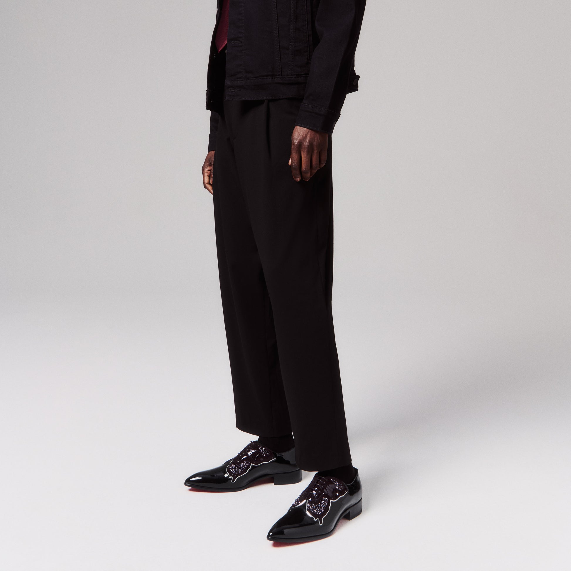 Christian Louboutin Farfarock Men Shoes | Color Black