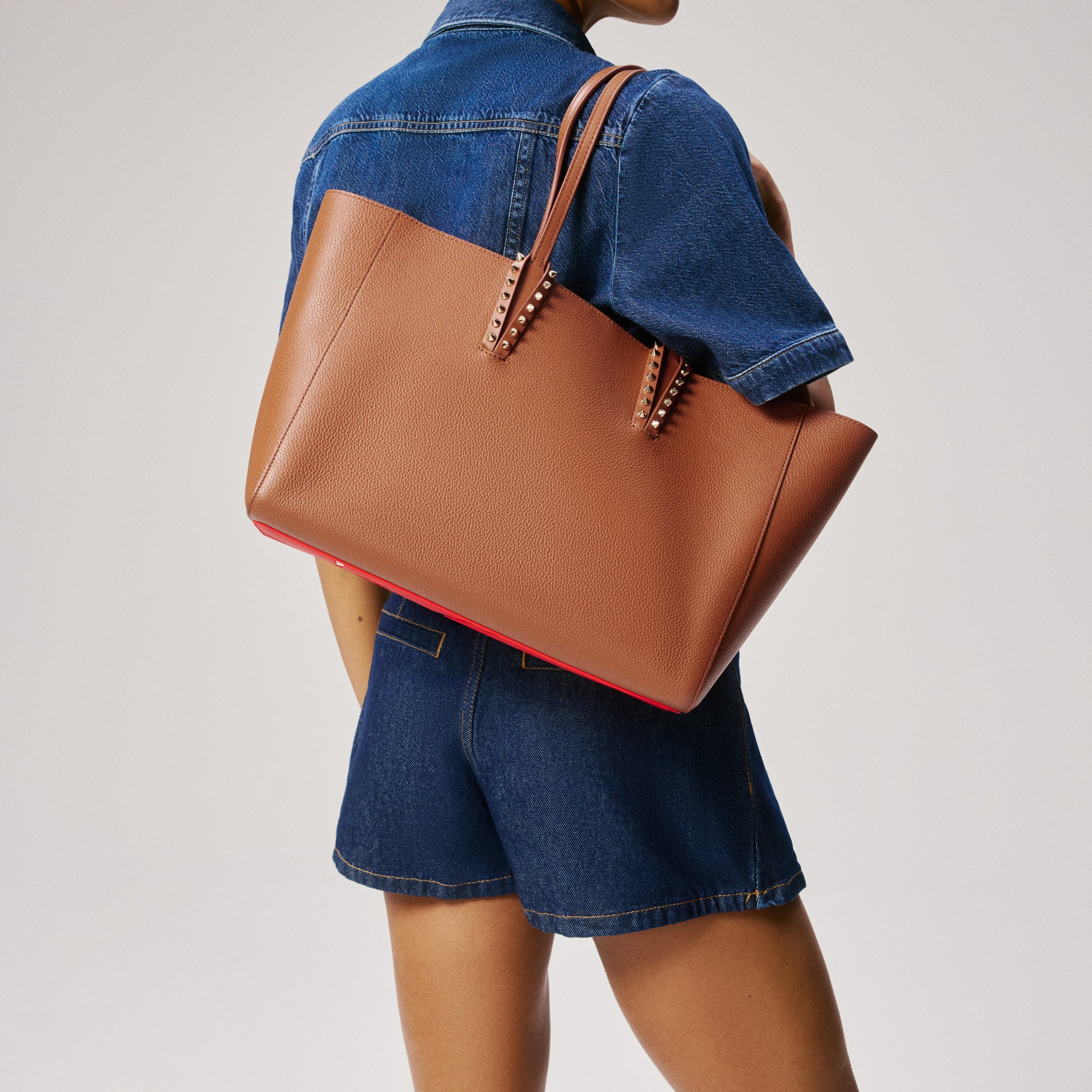 Christian Louboutin Cabata Small Women Bags | Color Brown