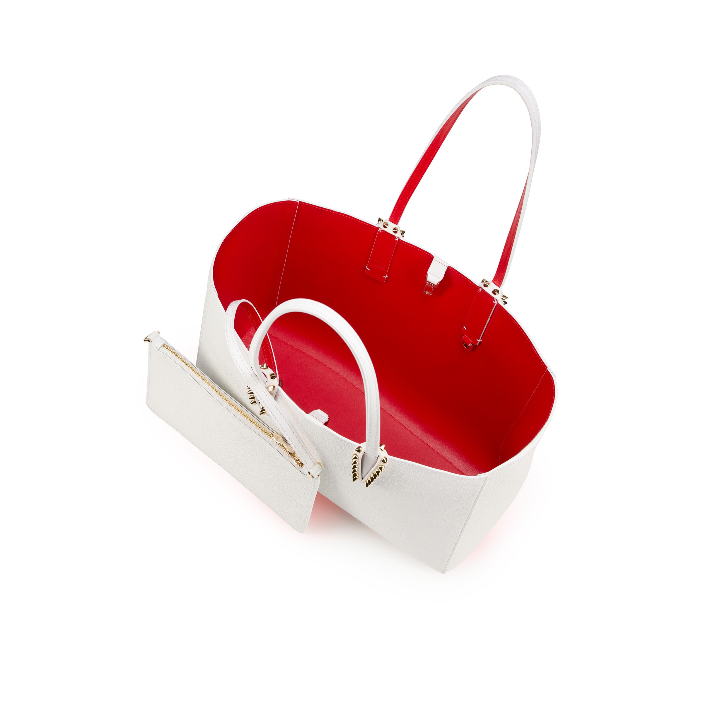 Christian Louboutin Cabata Small Women Bags | Color White