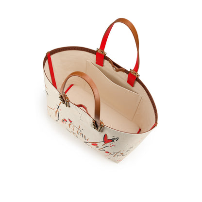 Christian Louboutin Cabata Large Women Bags | Color Beige