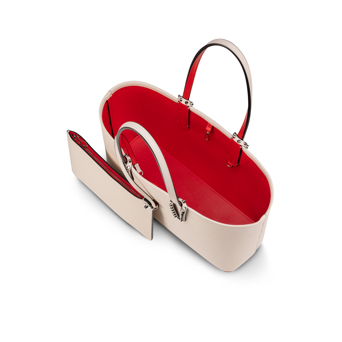 Christian Louboutin Cabata Small Women Bags | Color Beige