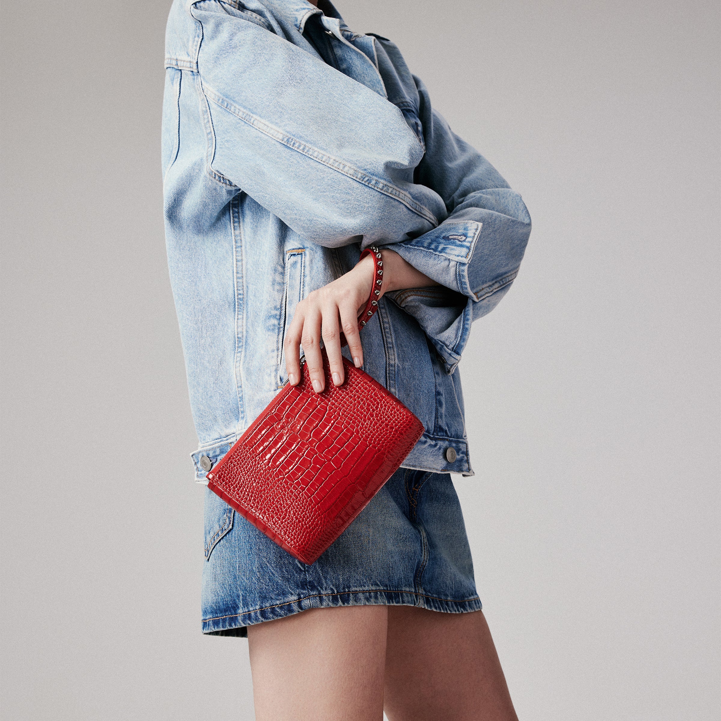 Christian Louboutin Cabata Mini Women Accessories | Color Red