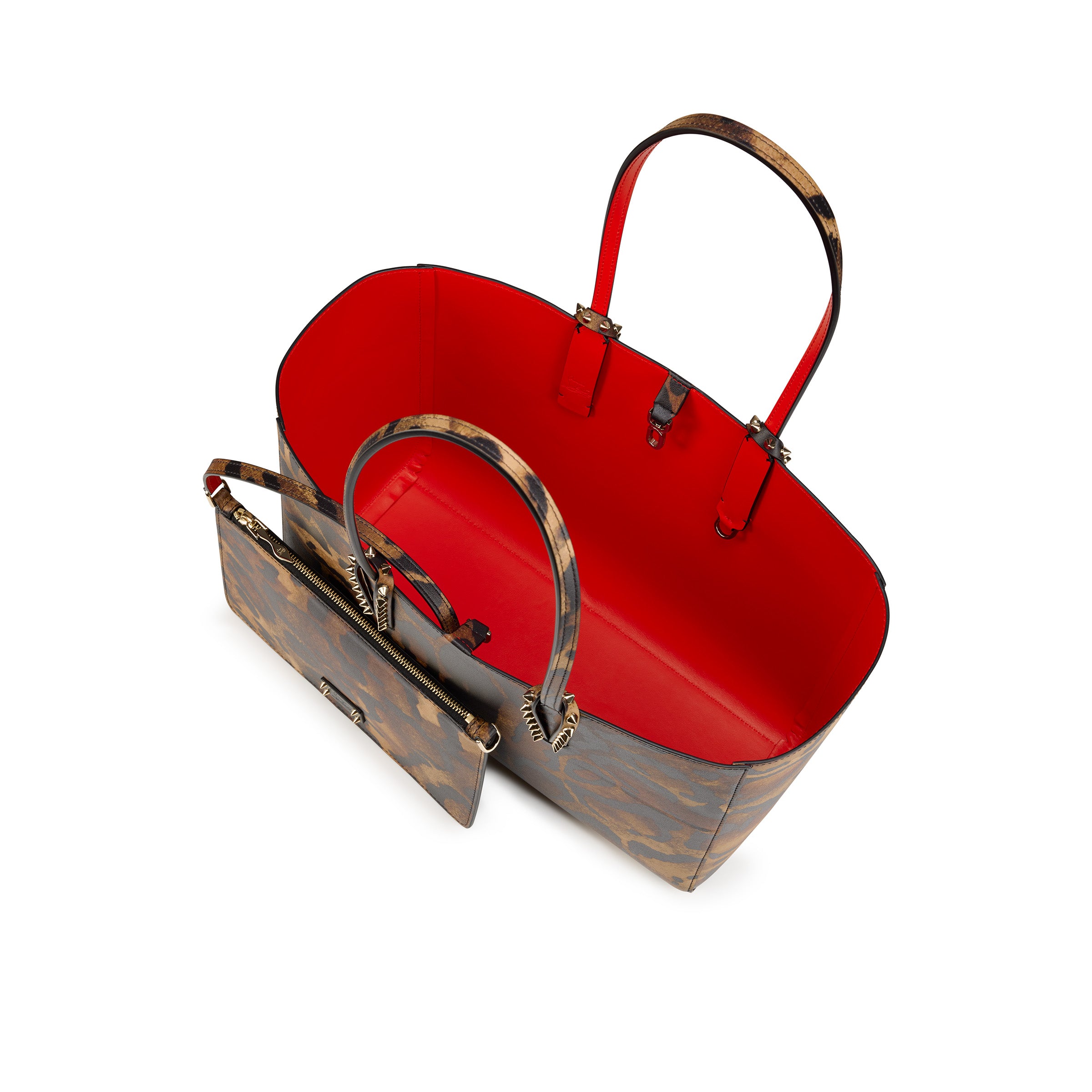 Christian Louboutin Cabata Small Women Bags | Color Brown