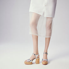 Load image into Gallery viewer, Christian Louboutin Calakala Women Shoes | Color Silver
