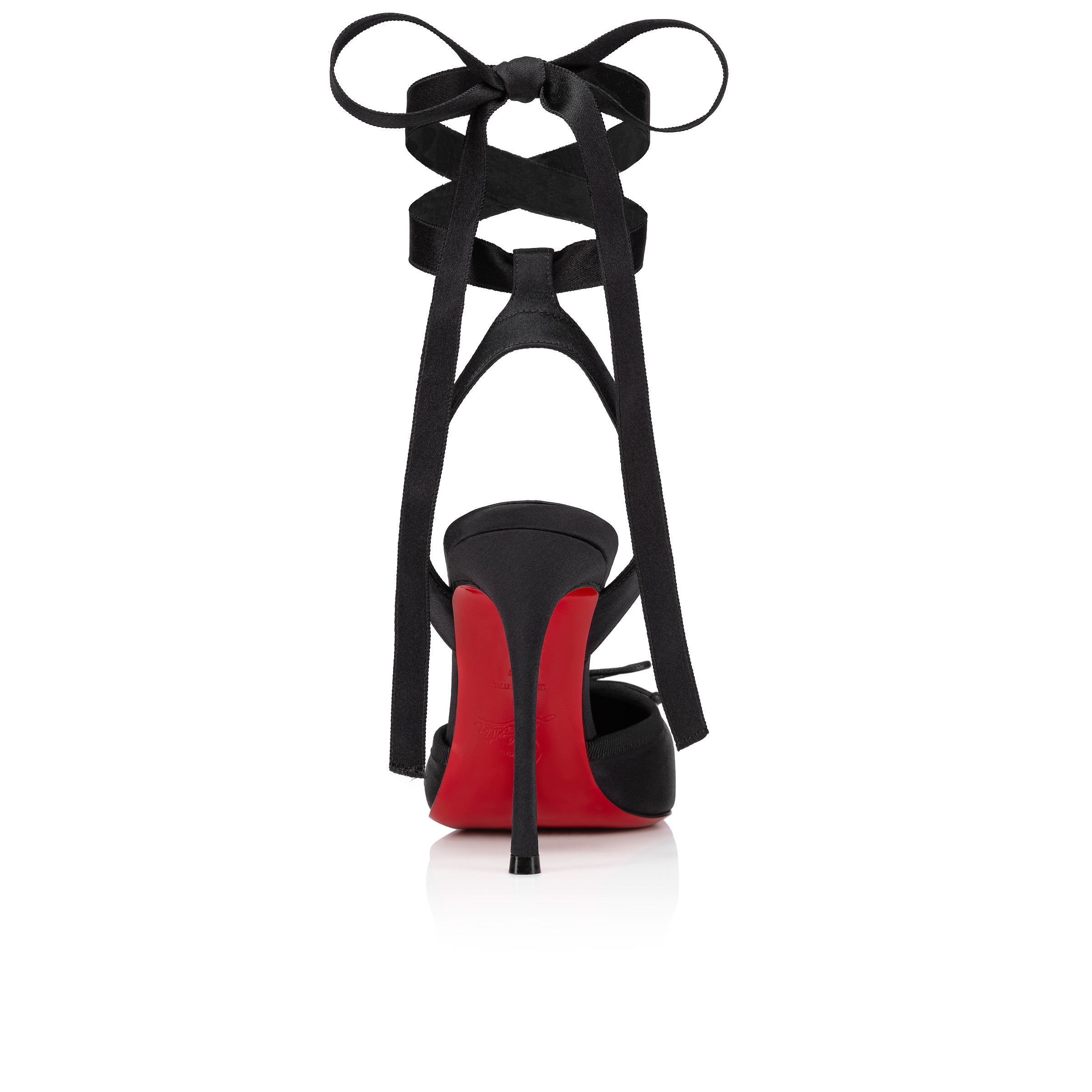 Christian Louboutin Cassia Lace Up Women Shoes | Color Black