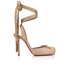 Load image into Gallery viewer, Christian Louboutin Cassia Lace Up Women Shoes | Color Nude
