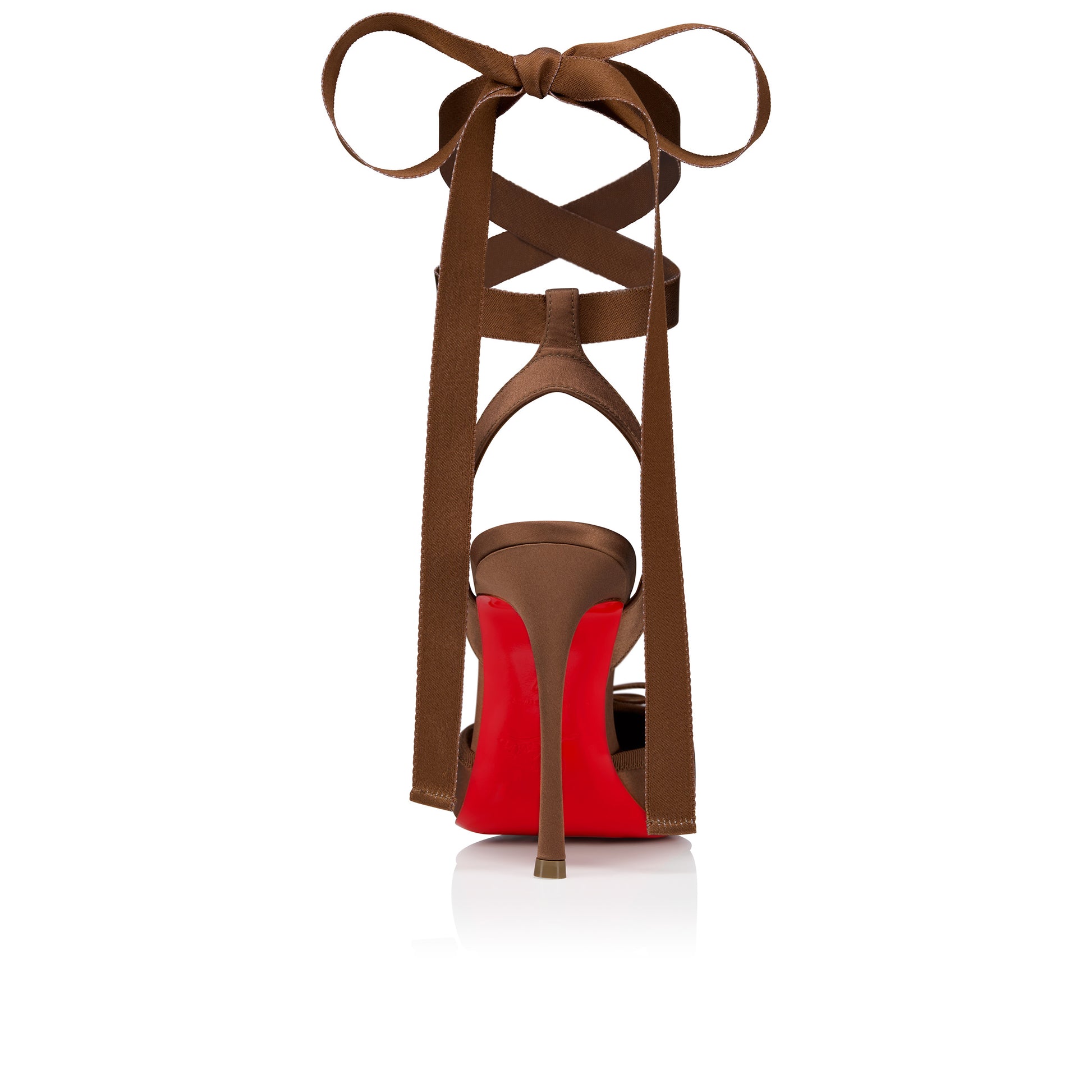 Christian Louboutin Cassia Lace Up Women Shoes | Color Nude
