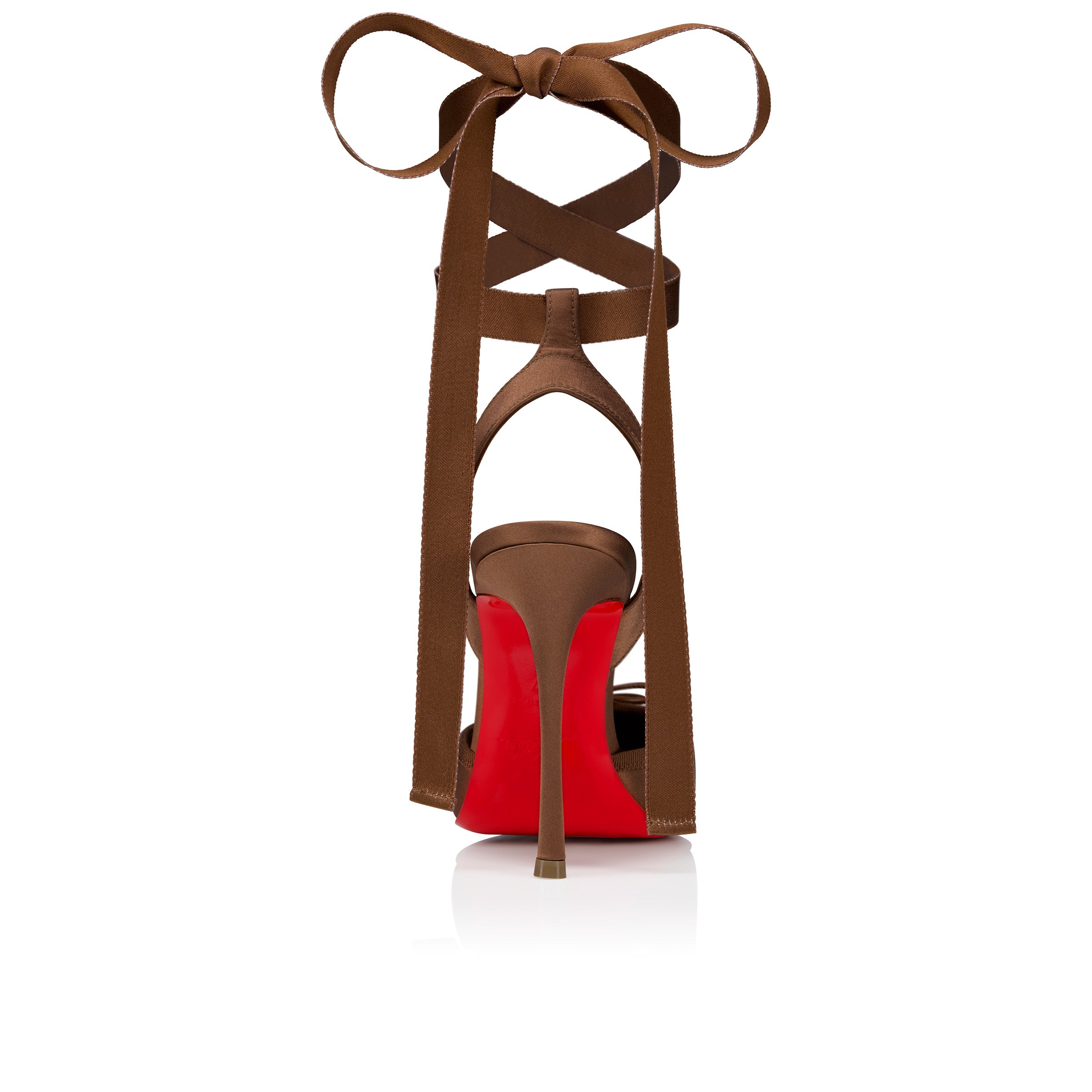 Christian Louboutin Cassia Lace Up Women Shoes | Color Nude