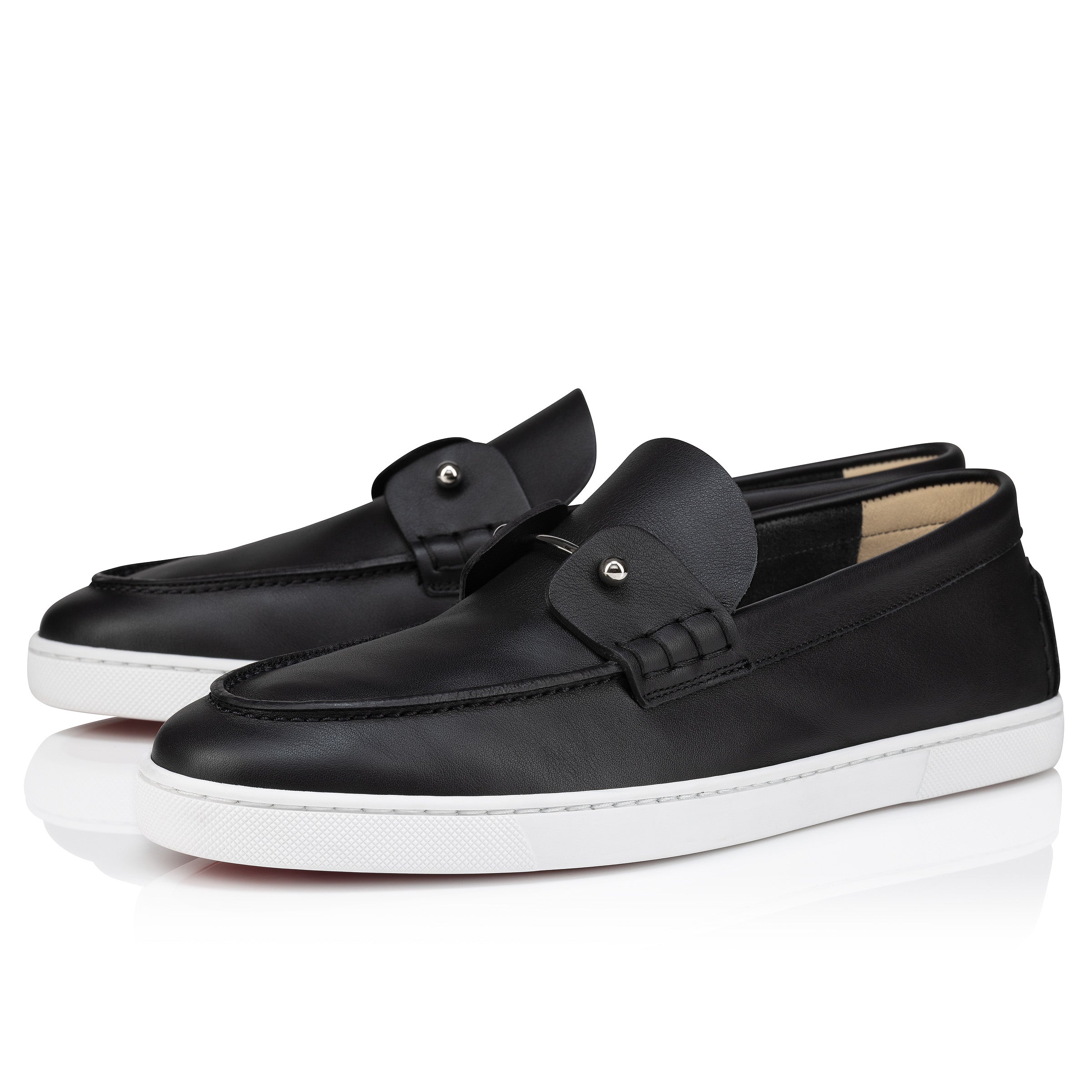 Christian Louboutin Chambeliboat Men Shoes | Color Black