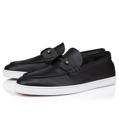 Christian Louboutin Chambeliboat Men Shoes | Color Black
