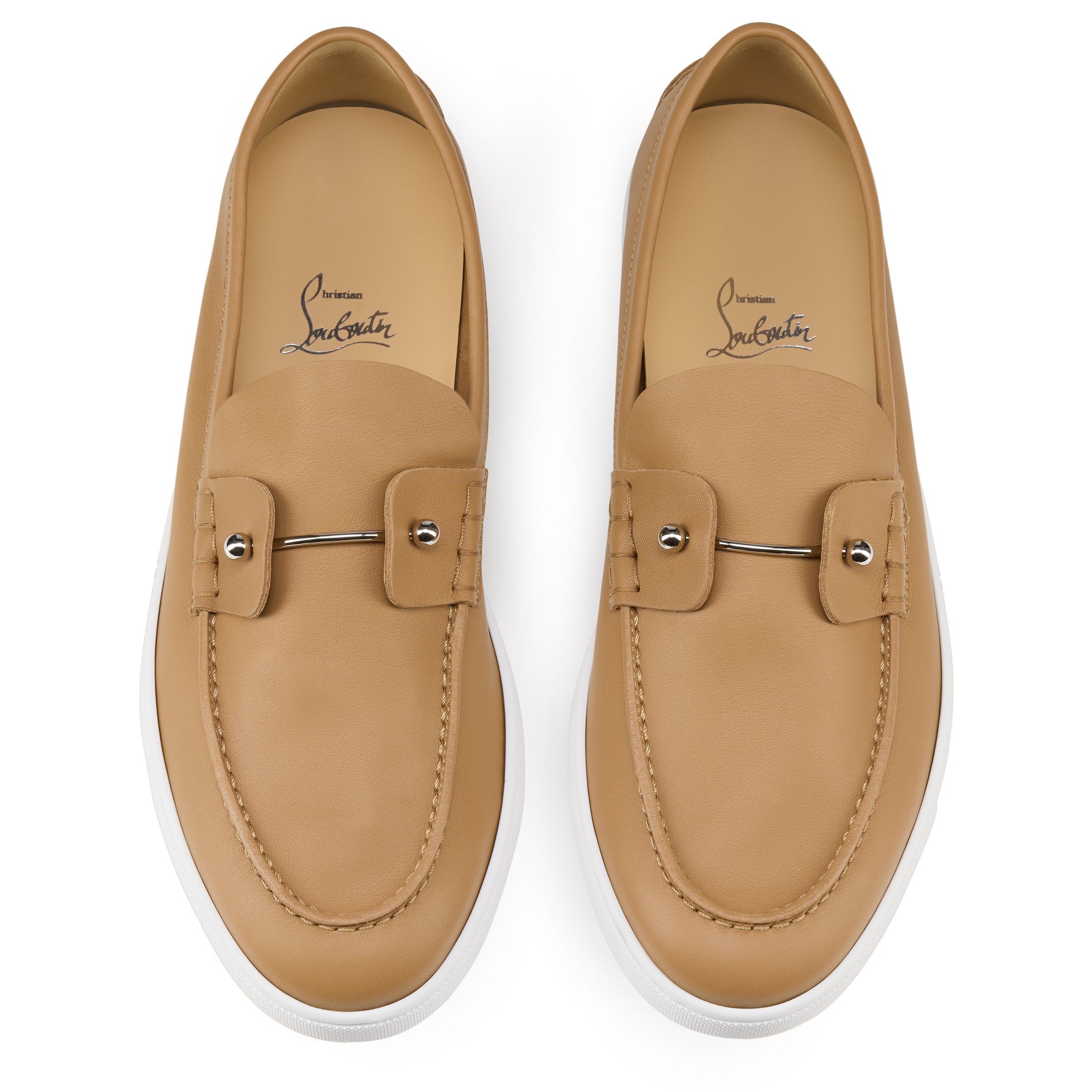 Christian Louboutin Chambeliboat Men Shoes | Color Beige