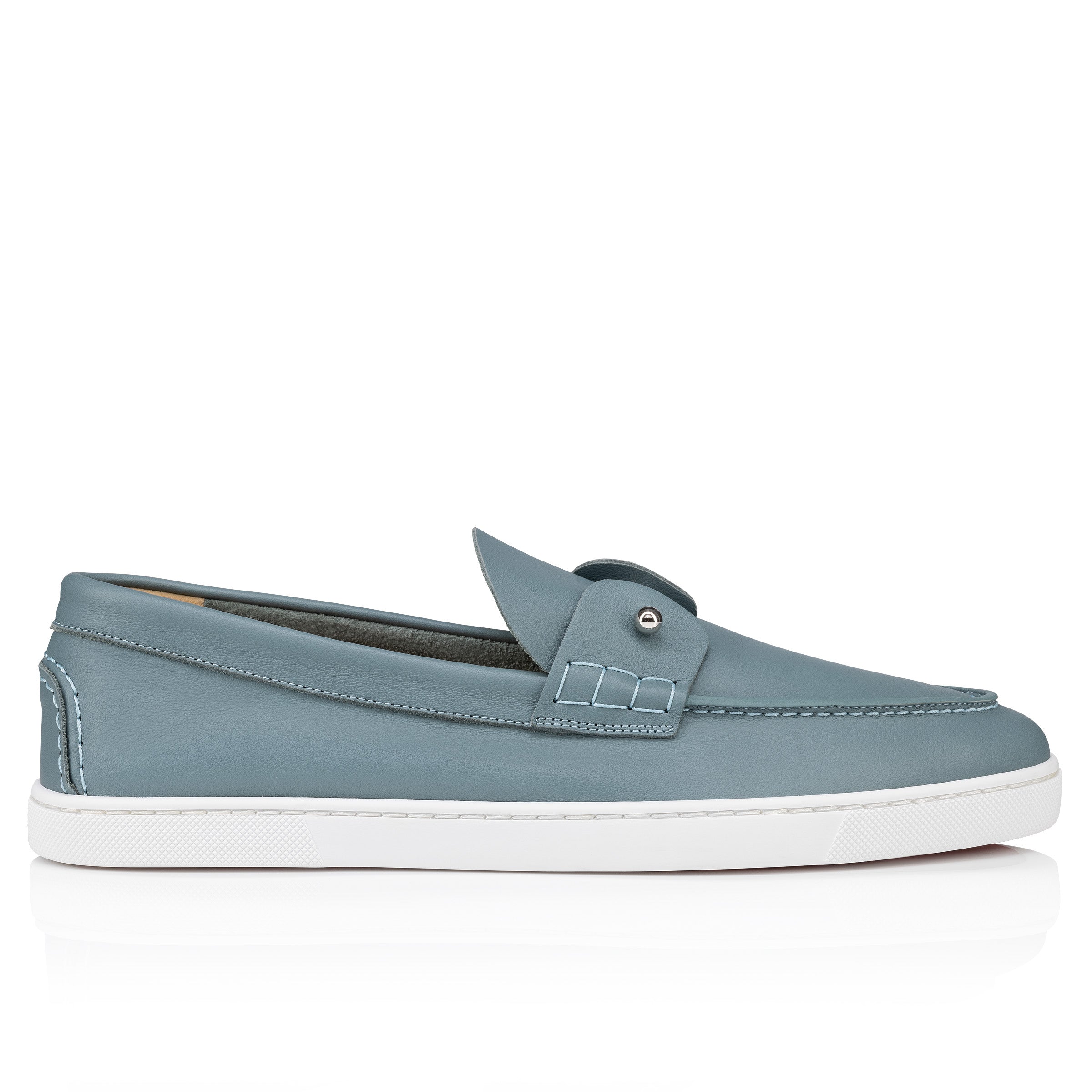 Christian Louboutin Chambeliboat Men Shoes | Color Grey