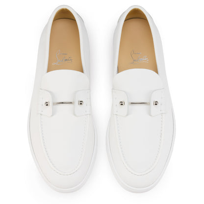 Christian Louboutin Chambeliboat Men Shoes | Color White