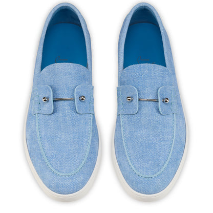 Christian Louboutin Chambeliboat Men Shoes | Color Blue