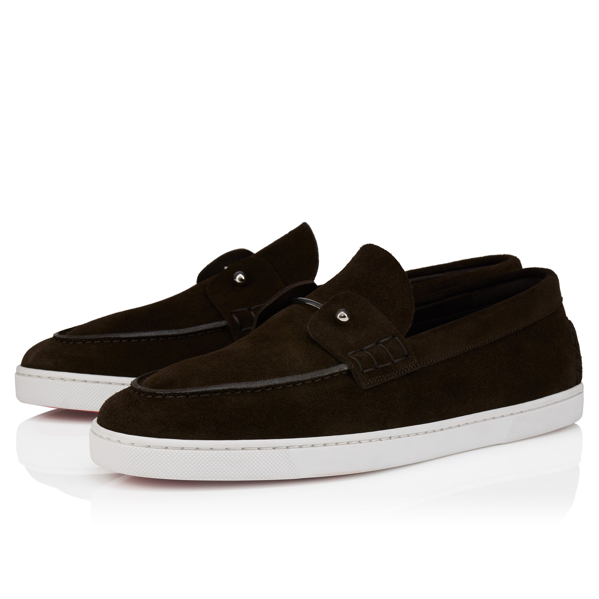 Christian Louboutin Chambeliboat Men Shoes | Color Brown