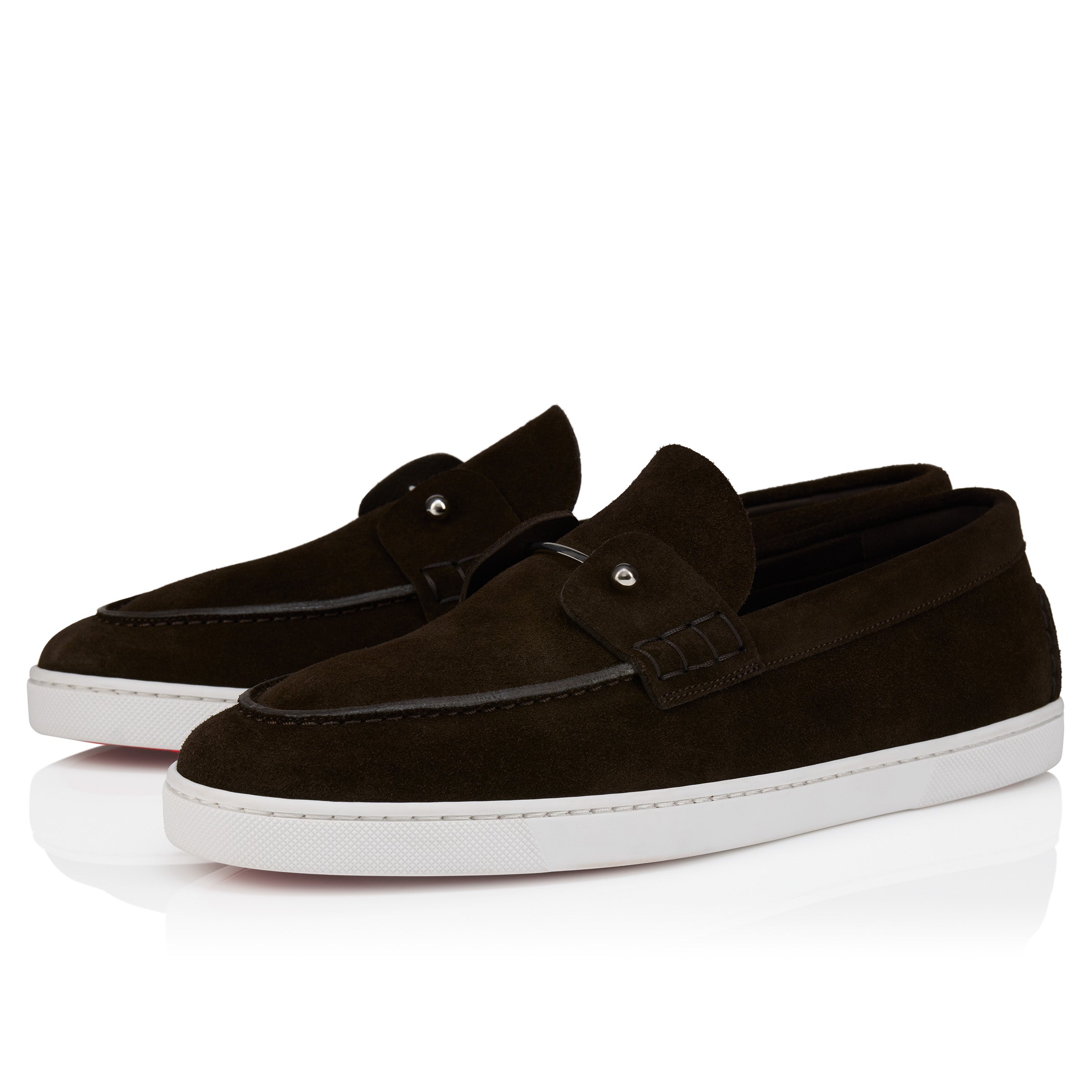 Christian Louboutin Chambeliboat Men Shoes | Color Brown