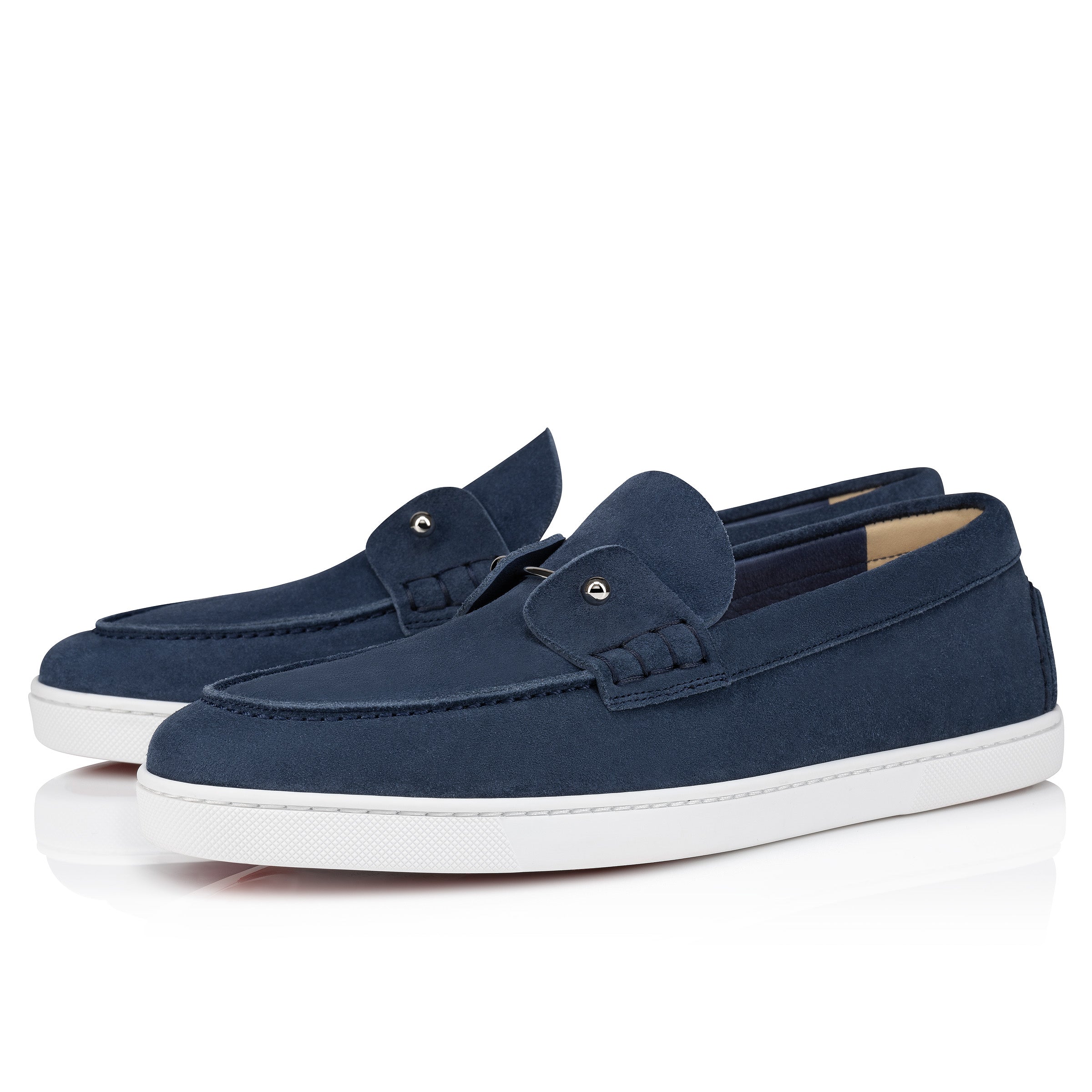 Christian Louboutin Chambeliboat Men Shoes | Color Blue