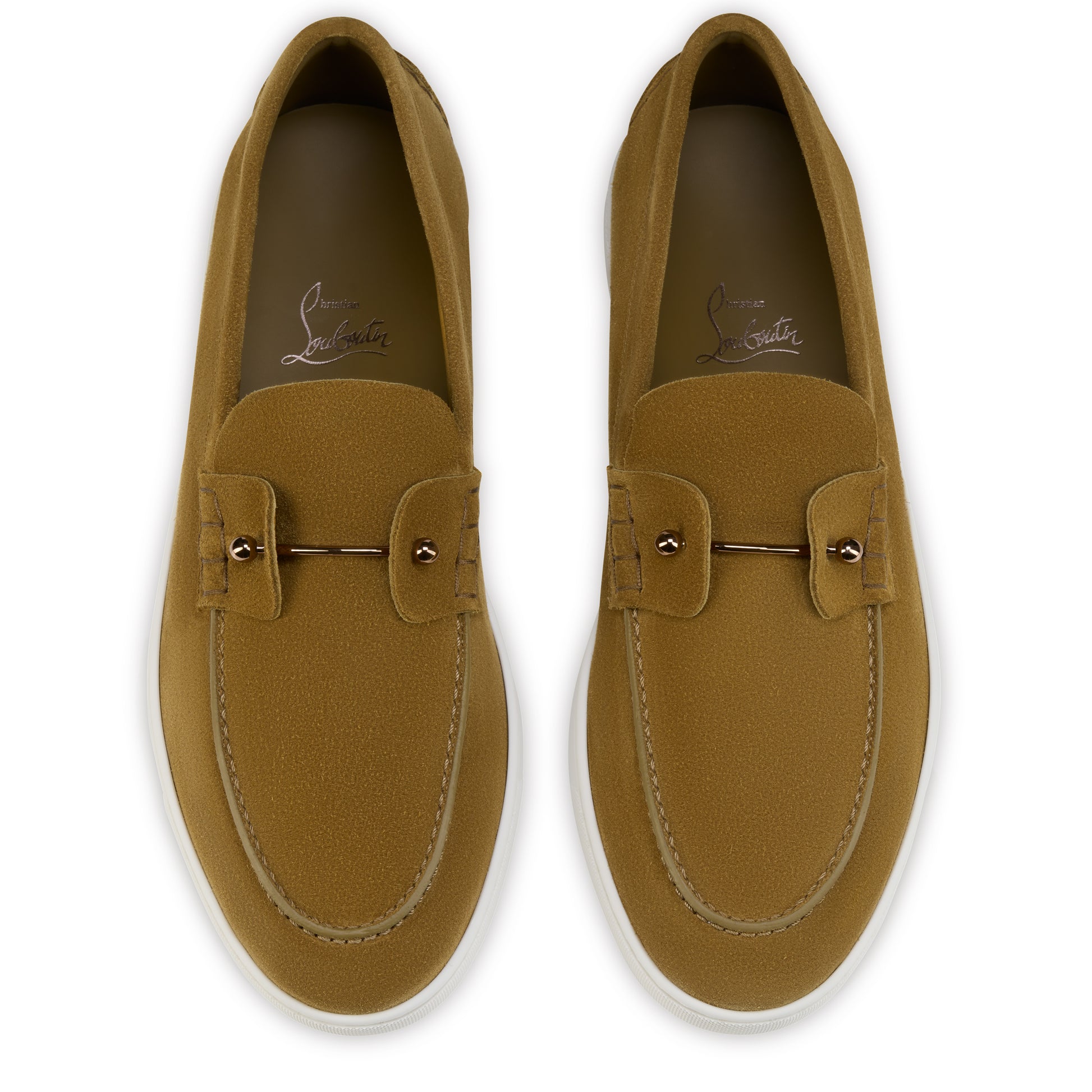 Christian Louboutin Chambeliboat Men Shoes | Color Bronze