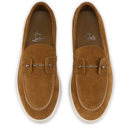 Christian Louboutin Chambeliboat Men Shoes | Color Brown