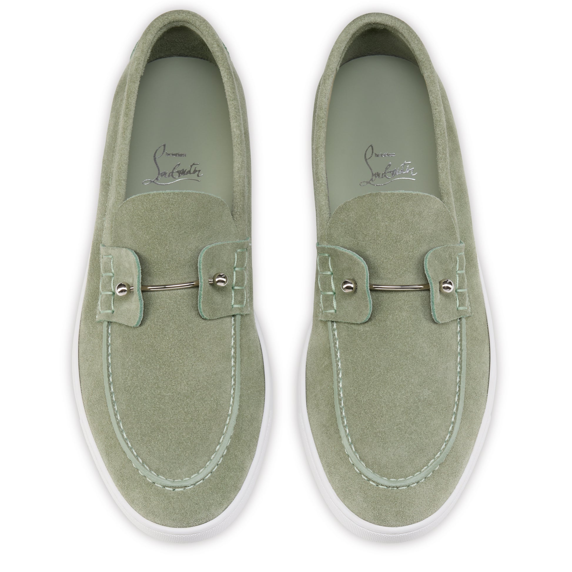 Christian Louboutin Chambeliboat Men Shoes | Color Green