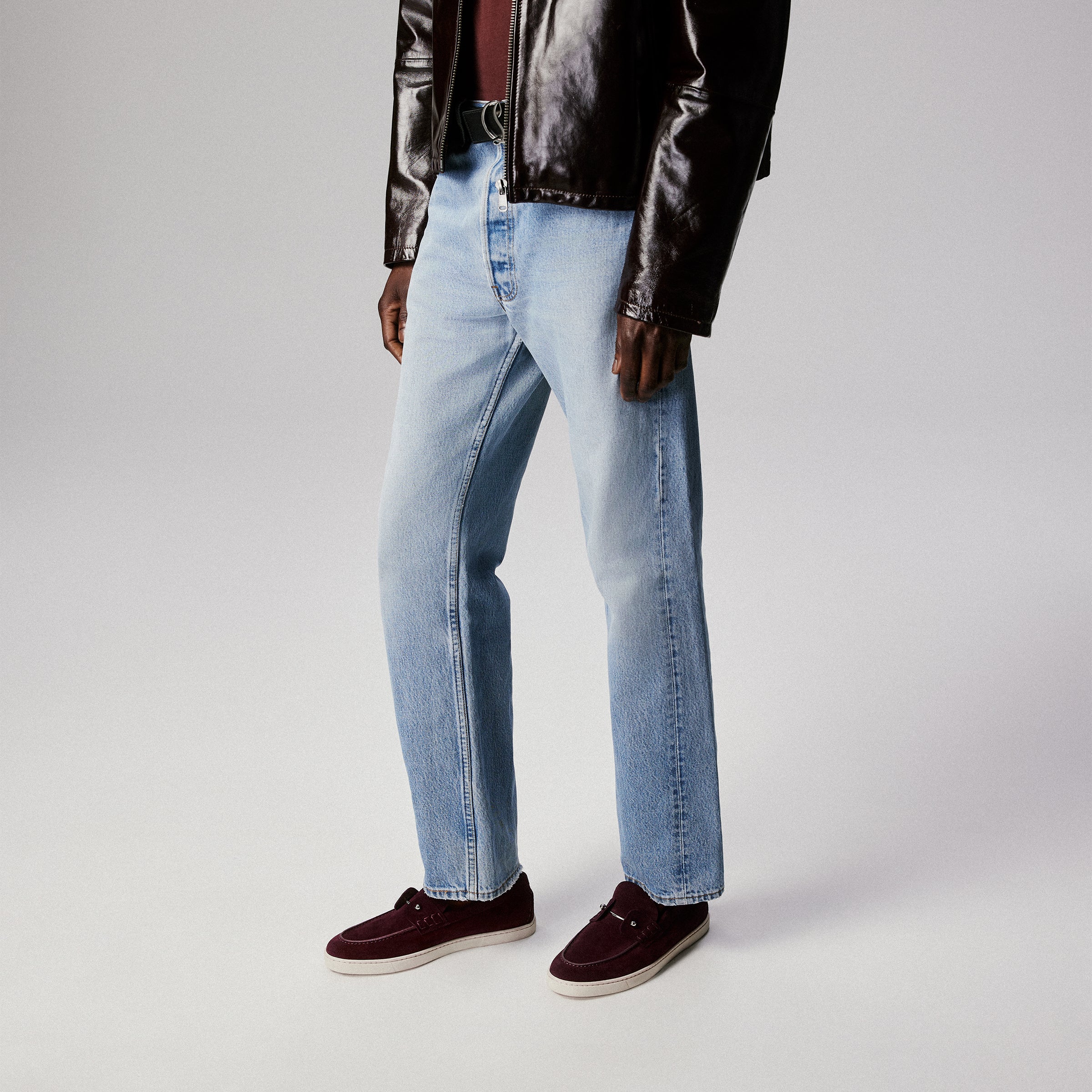 Christian Louboutin Chambeliboat Men Shoes | Color Red