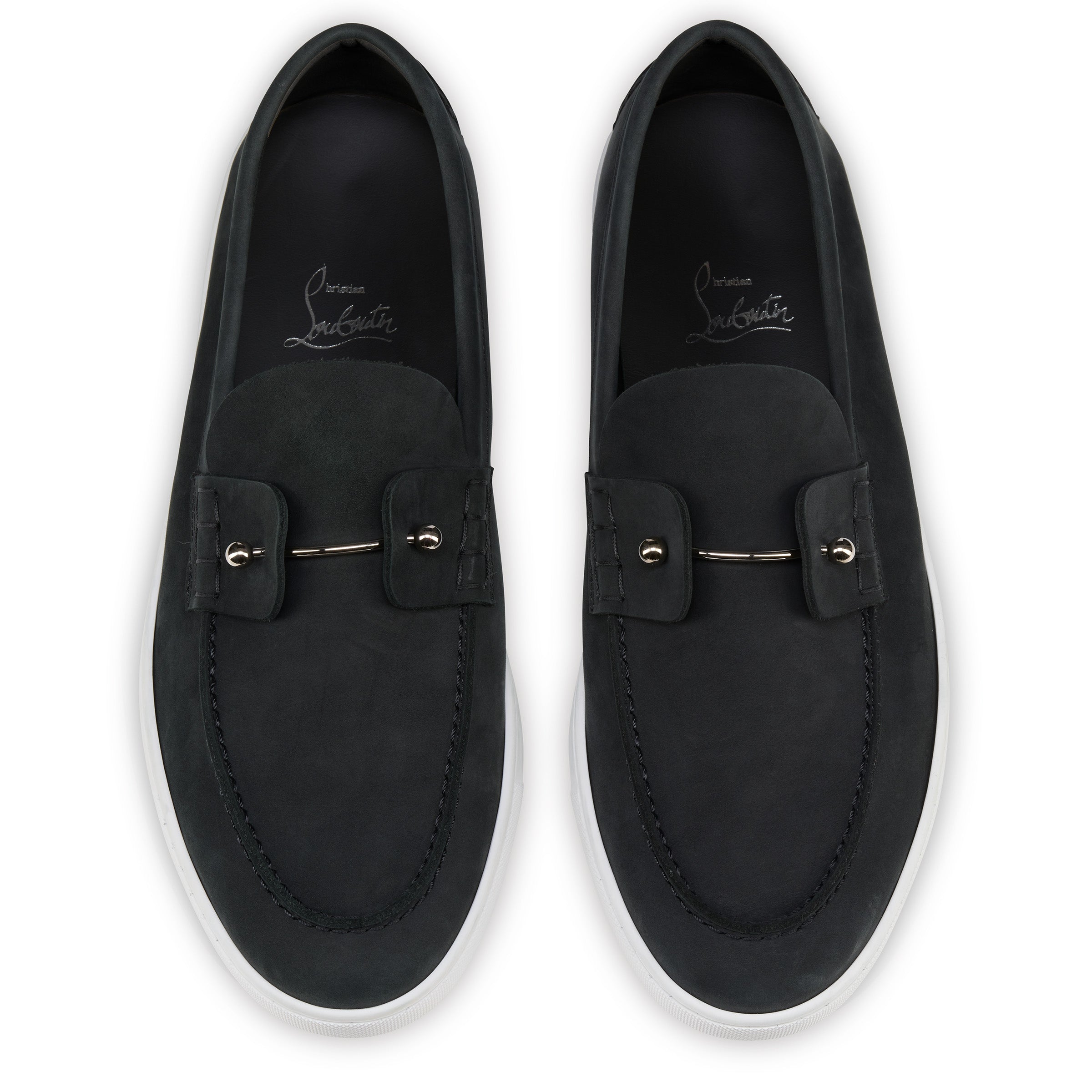 Christian Louboutin Chambeliboat Men Shoes | Color Black